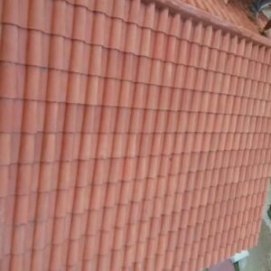 Large Size Unglazed Terracotta Clay Taylor Farm Villa Roofing Tile