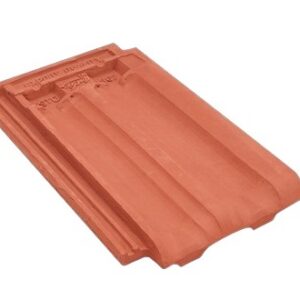 Terracotta Red Double Groove Large Size Unglazed Clay Kabelu Roof Tile
