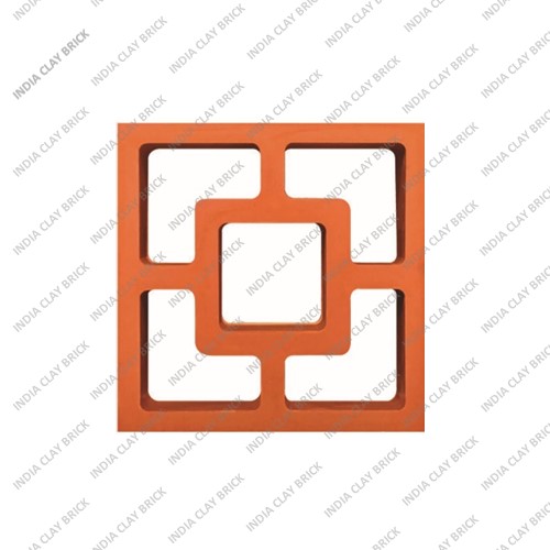 Natural Terracotta Clay Vastu Jali