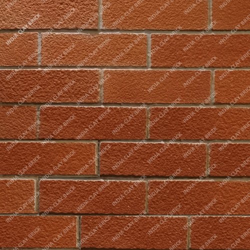 Dotted Textured Terracotta Red Natural Clay Wall Cladding Brick Tile