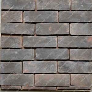 Handmade Natural Rough Textured Dark Brown Terracotta Clay Wall Cladding Brick Tile