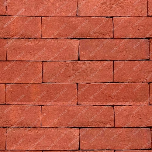 Handmade Natural Rough Textured Jointless Red Terracotta Clay Wall Cladding Brick Tile