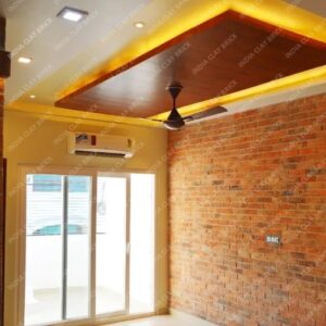 Handmade Natural Rough Textured Terracotta Red Clay Interior Wall Cladding Brick Tile
