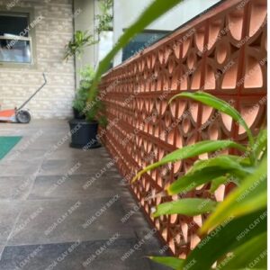 Natural Terracotta Clay Opal Screen Block Balcony Wall Jali