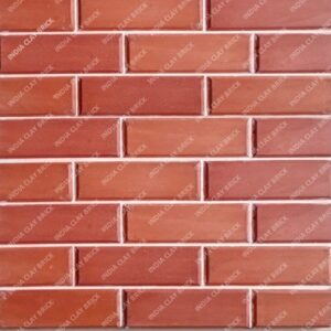 Plain Red Edge Tapered Natural Terracotta Clay Brick Wall Cladding Tile