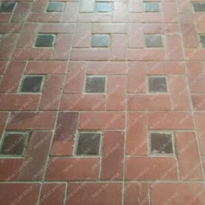 Plain Red Natural Terracotta Clay Indoor Floor Paver