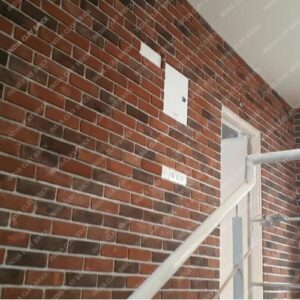 Plain Surface Antique Brown Mixed Natural Terracotta Clay Staircase Wall Cladding Brick Tile