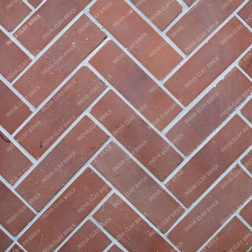 Plain Surface Antique Burnt Red Natural Terracotta Clay Brick Floor Tile