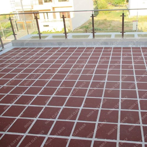 Thermal Heat Proof Terrace Cool Roof Hollow Block Floor Paver Tile