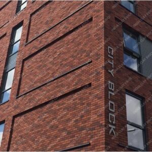 Antique Burnt Brown Natural Terracotta Clay Brick Elevation Wall Cladding Tile