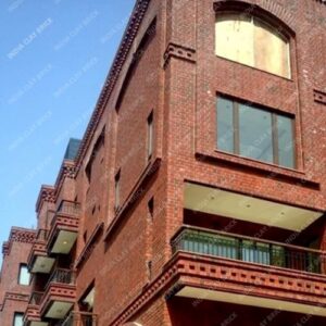 Antique Burnt Brown Natural Terracotta Clay Brick Exterior Elevation Wall Cladding Tile