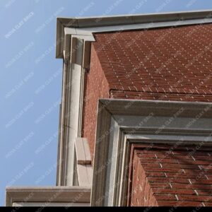 Antique Burnt Brown Natural Terracotta Clay Brick Facade Wall Cladding Tile