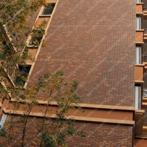 Antique Burnt Brown Natural Terracotta Clay Brick Front Elevation Wall Cladding Tile